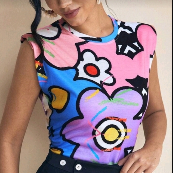 Floral Pink Ruffle SKIRT Set - Picture 4 of 4